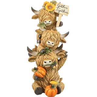 Harvest Highland Cow Stacker