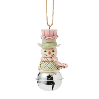 Heartwood Sweets Snowman Bell Ornament