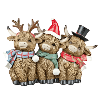 Highland Cow Trio