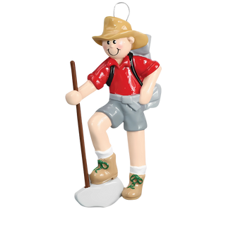 Hiker Boy Ornament