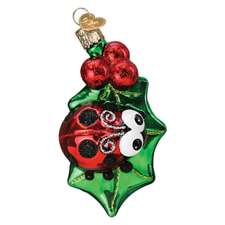 Holly Ladybug Ornament