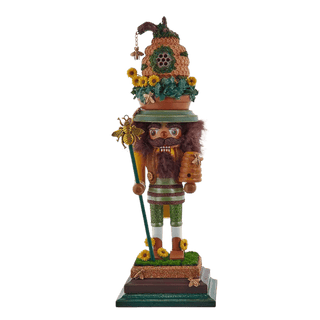 Hollywood Nutcrackers Bee Keeper With Honeycomb