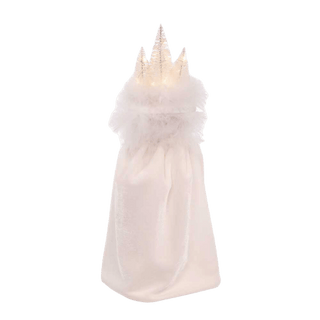 15" Hollywood Nutcrackers™ White Winter LED Hat Nutcracker
