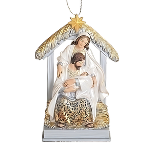 Holy Family/Stable Holiday Tradition Ornament