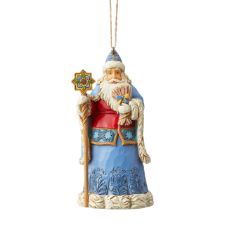 JS Ukranian Santa Ornament
