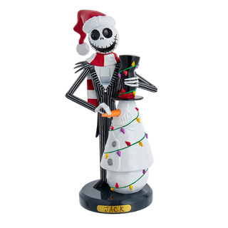 Jack Skellington with Snowman Nutcracker