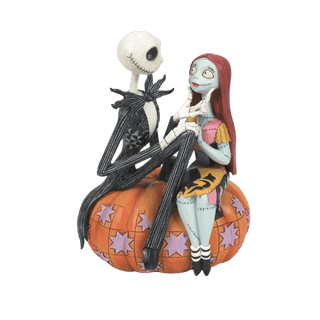Jack and Sally on Pumpkin