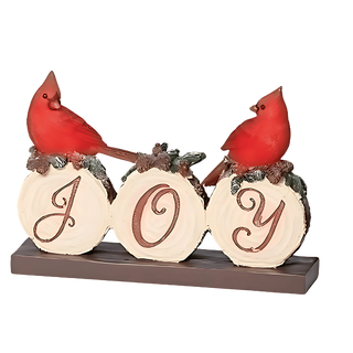 Joy Cardinal Table Decor