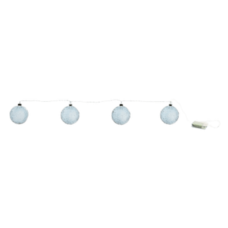 LED Blue Glass Ball Lights