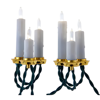 LED Triple Candle Clip On Light Set