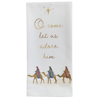 Let US Adore Him Dishtowel