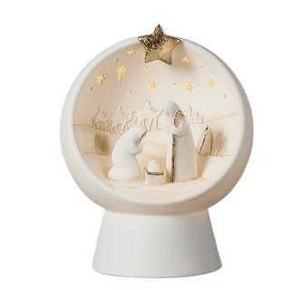 Lighted Holy Family Orb