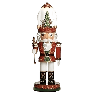 Lighted Musical Nutcracker With Rotating Hat Scene