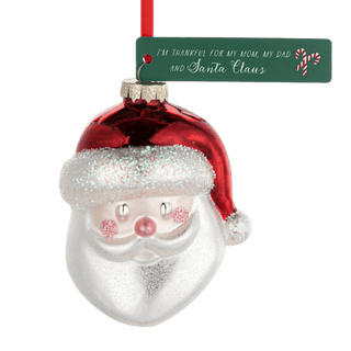 Live From Snack Thankful For Santa Claus Ornament