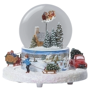 Log Cabin Dome With Rotating Base
