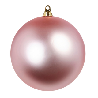 Matte Pink Ball 10" Ornament