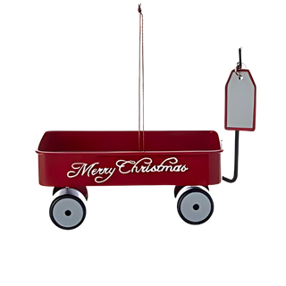 Merry Christmas Wagon Ornament