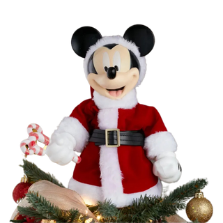 10" Un-Lit Disney© Mickey Mouse With Bendable Arms Treetop