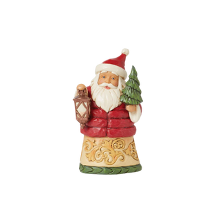 Mini Santa with Puffy Coat Ornament