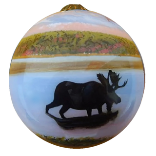 Moose Shadow Estes Park Ornament