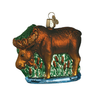 Munching Moose Ornament