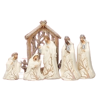 Nativity Berry Branch 6 Piece set