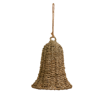 Natural Woven Bell Ornament