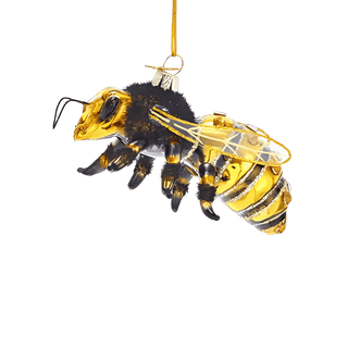 Nobel Gem Honey Bee Glass Ornament
