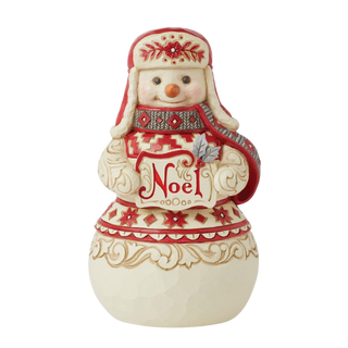 Nordic Noel Snowman Noel Sign