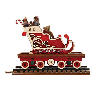 North Pole Express Sleigh Car Ornament