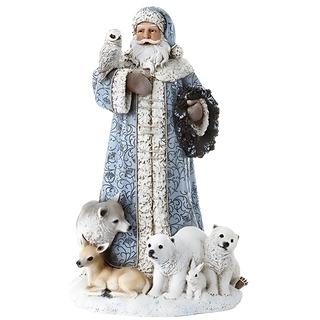 Northern Ice Santa w/Owl and Animals