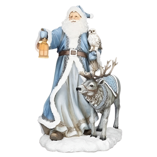 Northern Ice Santa with Reindeer