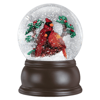 OWC Pair of Cardinals Snowglobe
