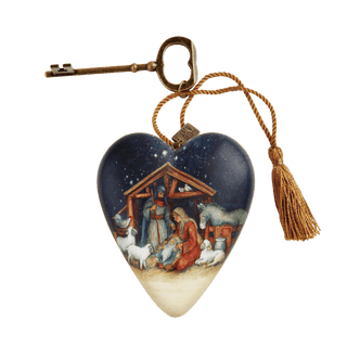 Oh Holy Night Art Heart