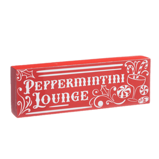 Peppermintini Lounge Sign