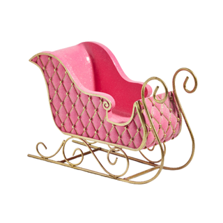 Pink and Gold Quilted Sleigh