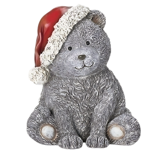 Pudgy Bear With Santa Hat