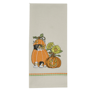 Pumpkin Patch Kitty Towel