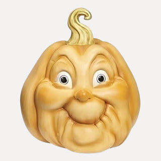 12"H Pumpkin With Happy Face