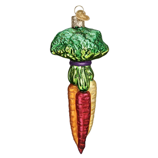 Rainbow Carrots Ornament