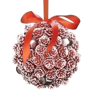 Red Pinecone Ball