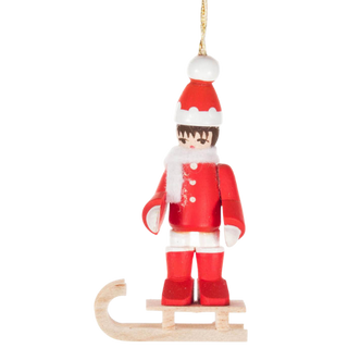 Red Winter Child Ornament