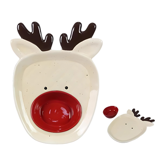 Reindeer Divided Serving Tray