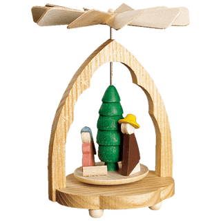 Richard Glaesser Mini Pyramid - Nativity Scene