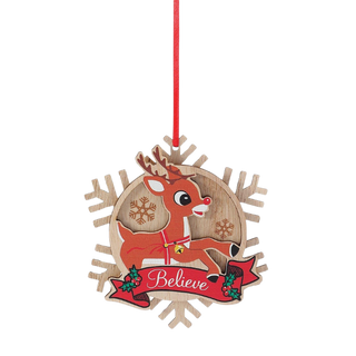 Rudolph Believe Ornament