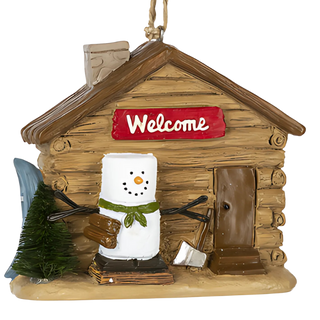 S'more Cabin Welcome Ornament