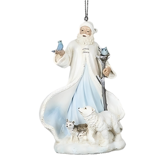 Santa Artic Ornament With Animals