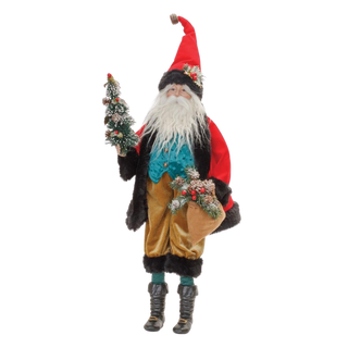 Santa With Tree 26.5 Inch