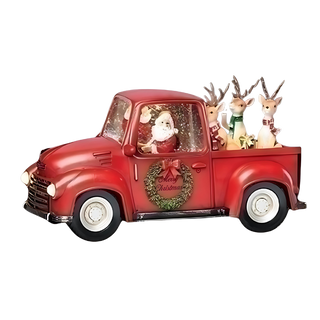 Santa Pick Up Truck Shimmer