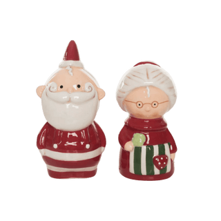 Santa and Mrs Claus Salt and Pepper Set